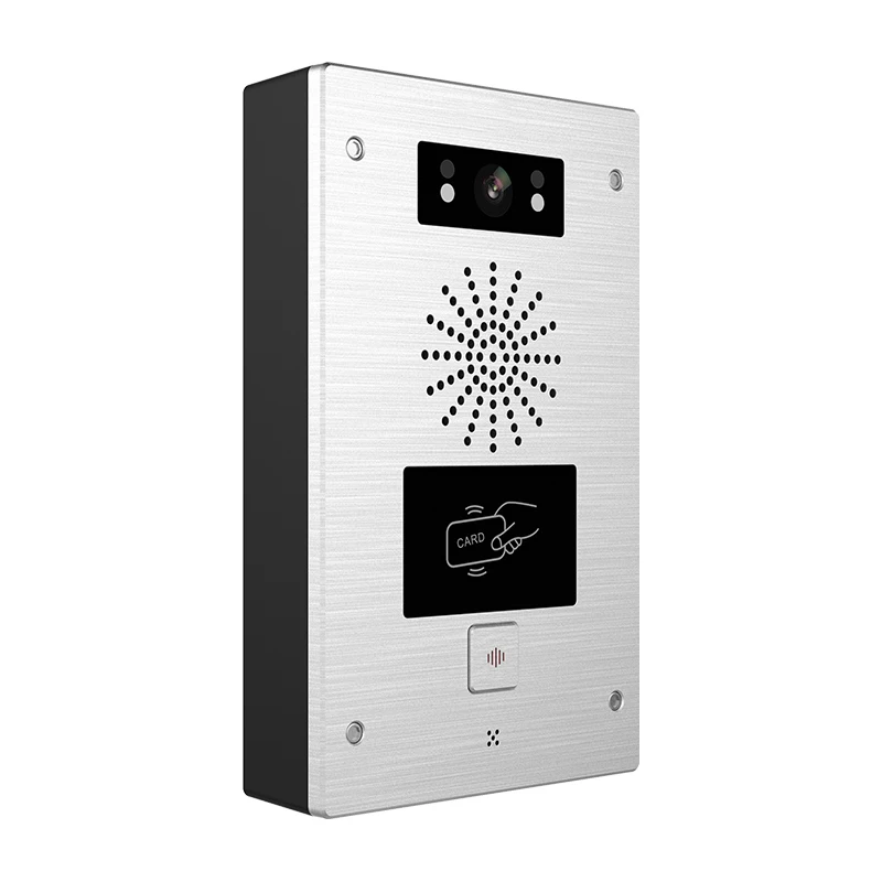 i32V Outdoor IP65 SIP Video Door Phone RFID Card Access Control HD Audio Video VOIP Doorbell PoE Enabled Support Onvif