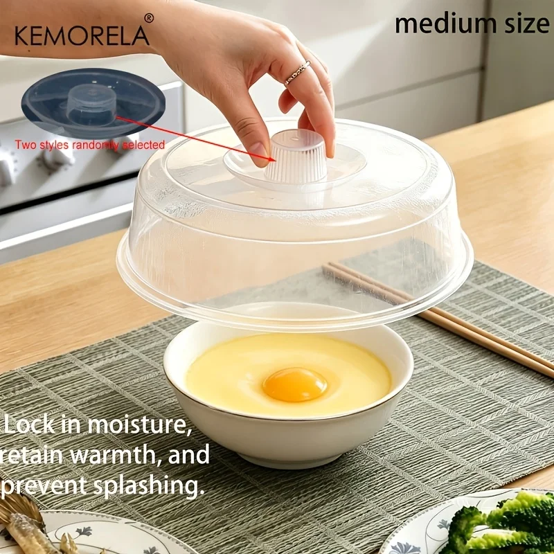 Universal Microwave and Refrigerator Anti-Splatter Lid - Cold & Heat Resistant Kitchen Tool