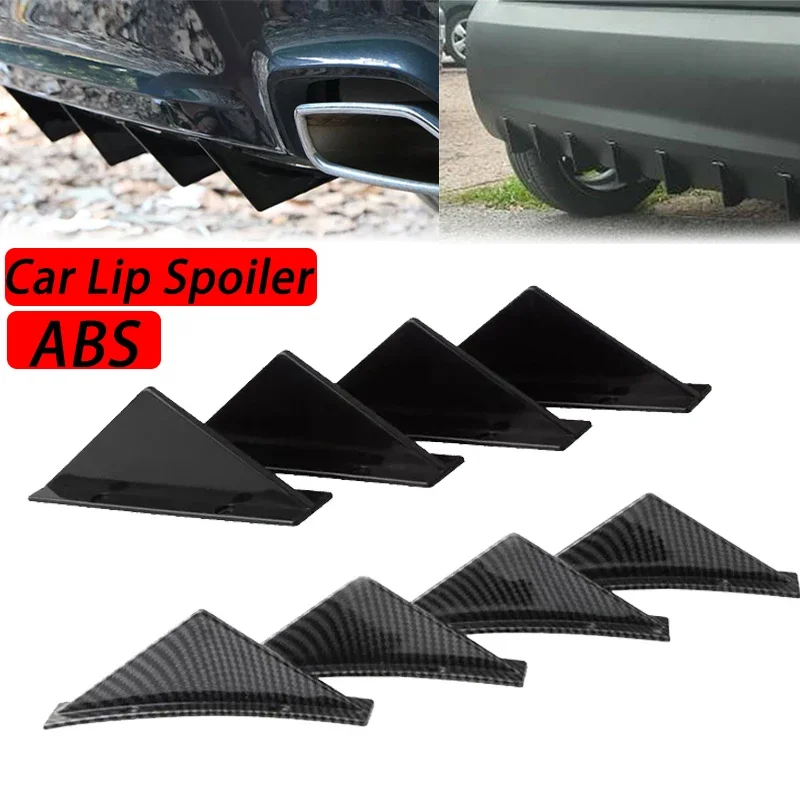 Carbon Fiber Car Rear Bumper Diffuser Spoiler Kit