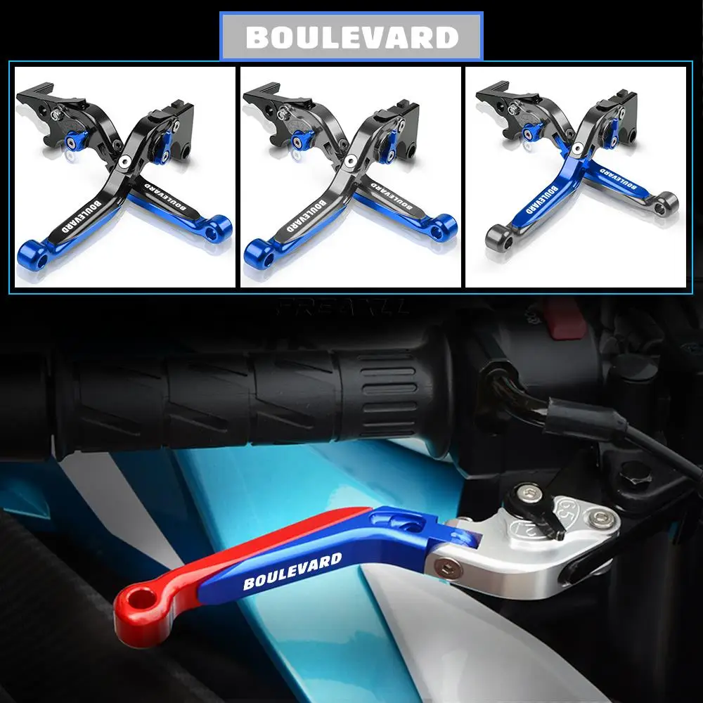 

Motorcycle gear lever brake clutch lever suitable For Suzuki BOULEVARD S83 2005-2007 CNC aluminum alloy adjustable gear levers
