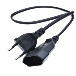 Premium European 2 - Prong Power Extension Cord - VDE Certified Copper Cable, Multiple Lengths Available (50cm)