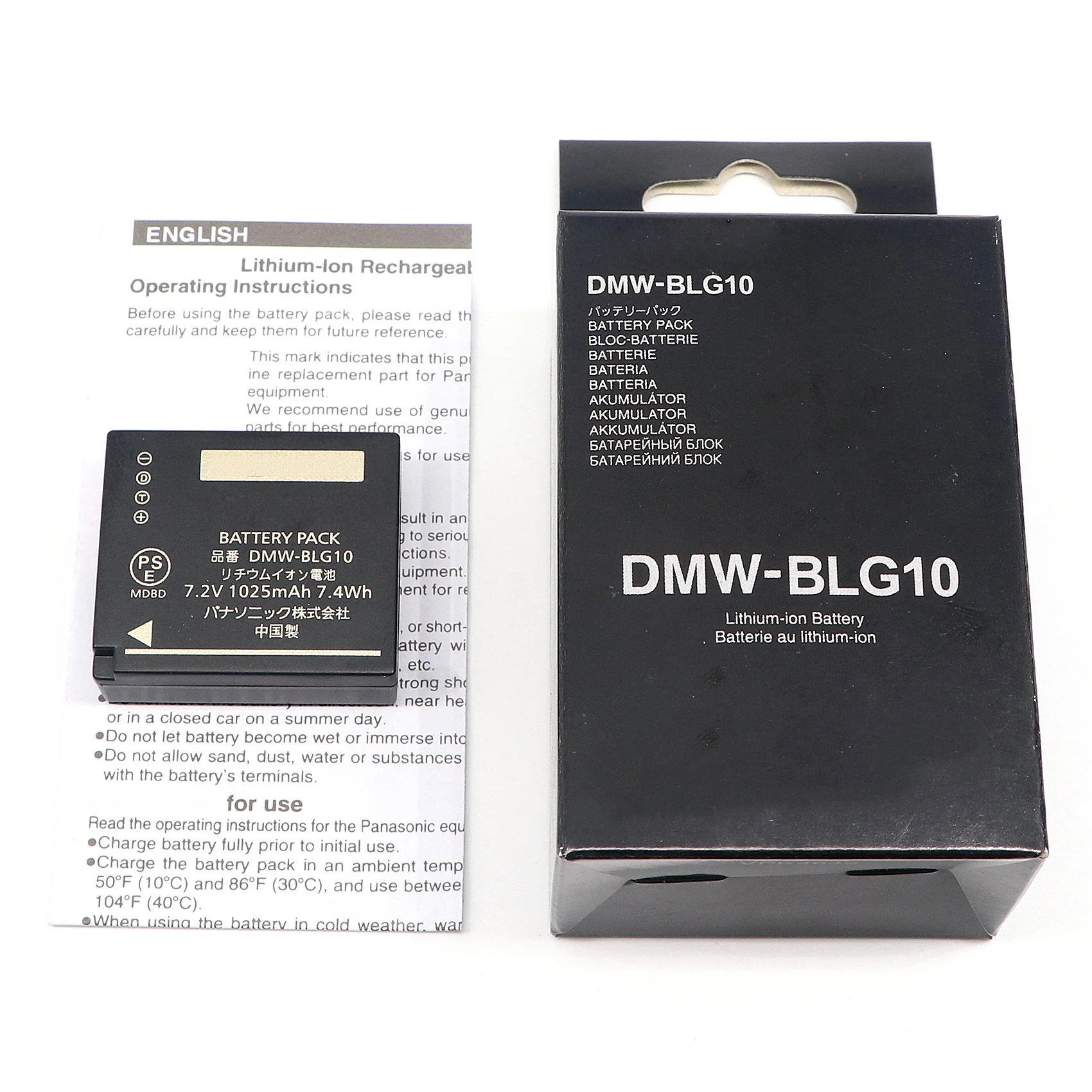 Blumax Ersatzakku für Panasonic DMW-BLG107DMW-BLG10E (1025mAh) ab 14,90 € | Preisvergleich bei