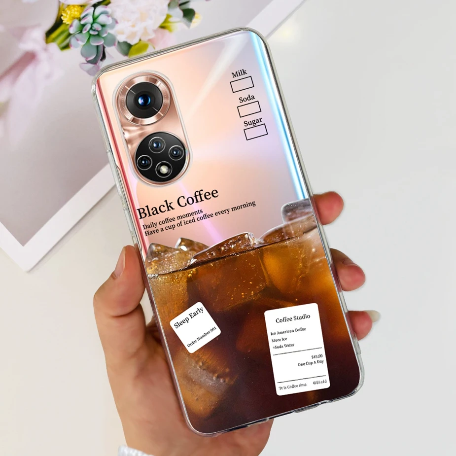 Clear Silicone Soft Slim Phone Case with Fashion Painted Design