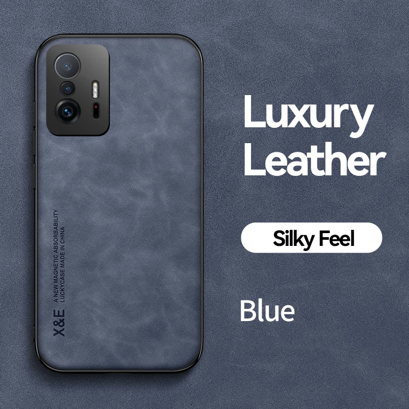 Magnet Leather Shockproof Silicone Phone Case Cover