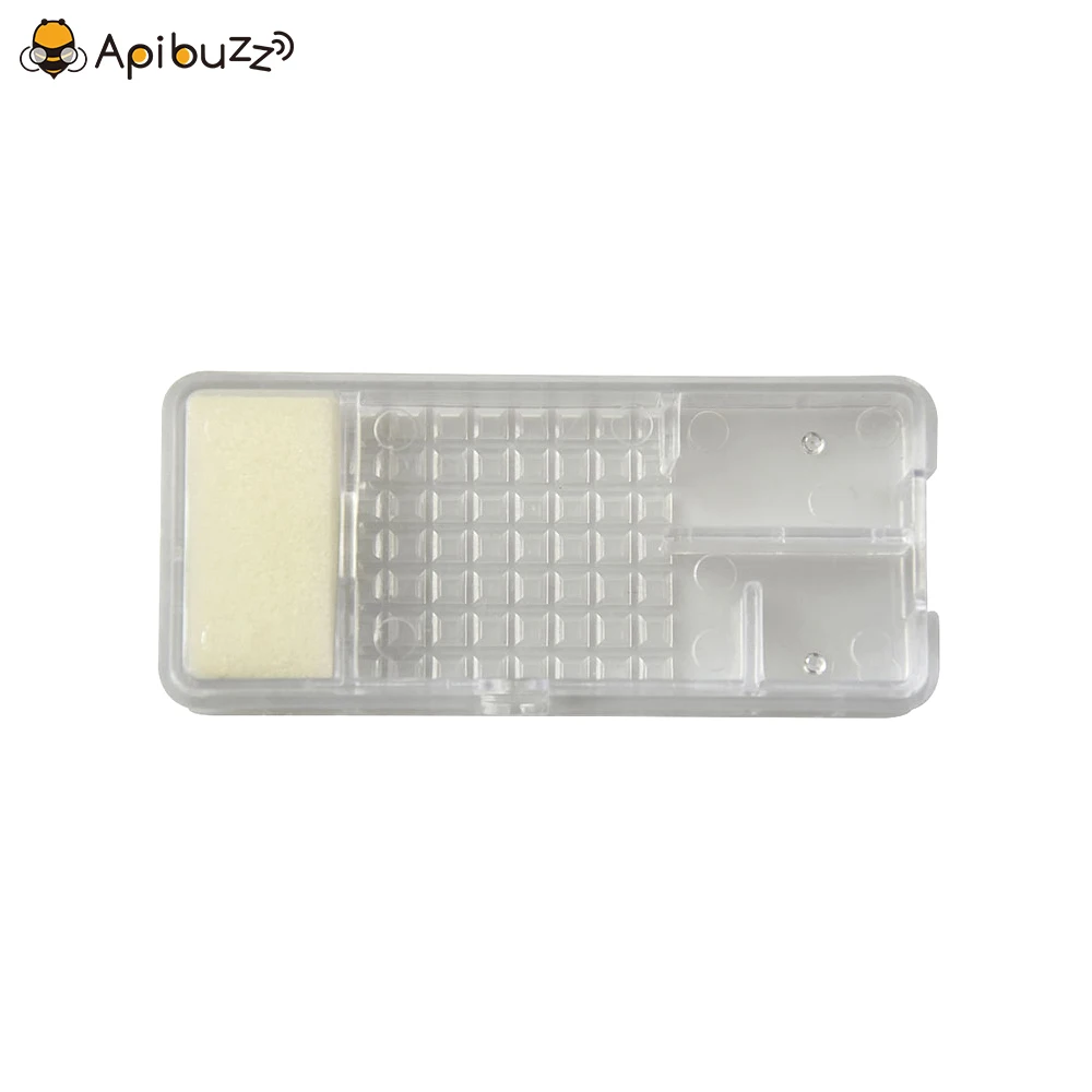 10Pcs Plastic Queen Bee Shipping Cages with Absorbent Sponge and Feeding Area-Ideal for Queen Bee Rearing or Breeding Bees