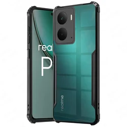 Custodia trasparente in acrilico premium con protezione globale per obiettivo per Realme P3 5G
