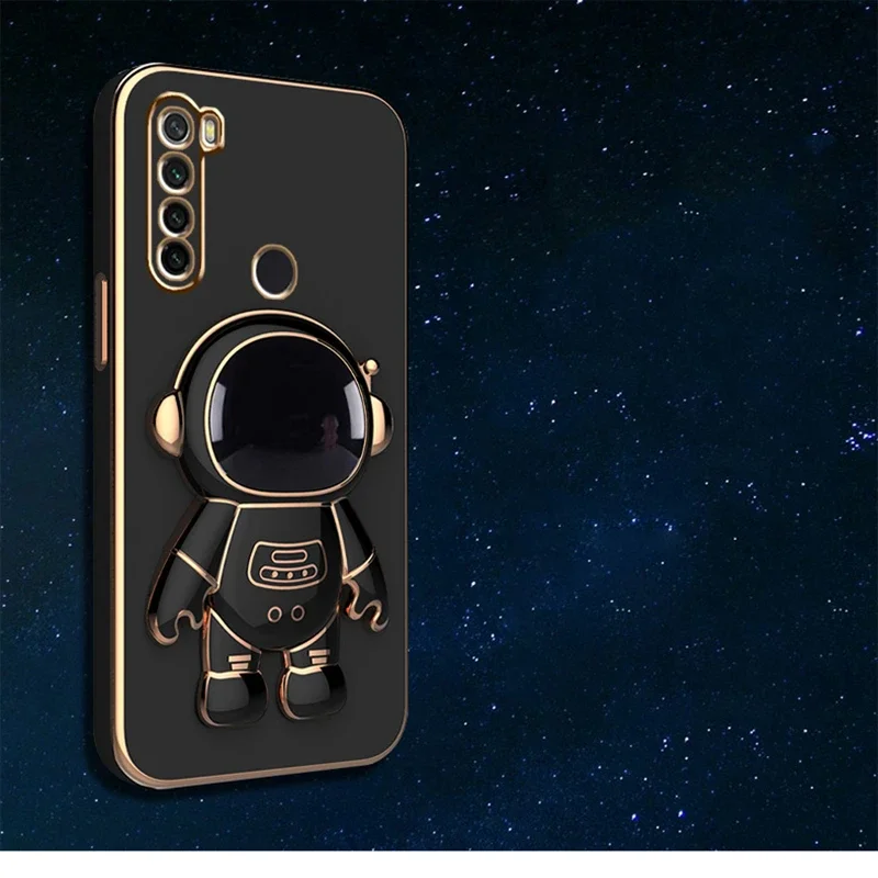 Astronaut Bracket Plating Phone Holder Case for Xiaomi Redmi Note