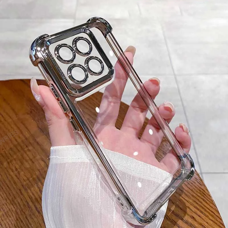 Premium Plating Silicone Soft Case with Four-Corner Anti-Shock Protection