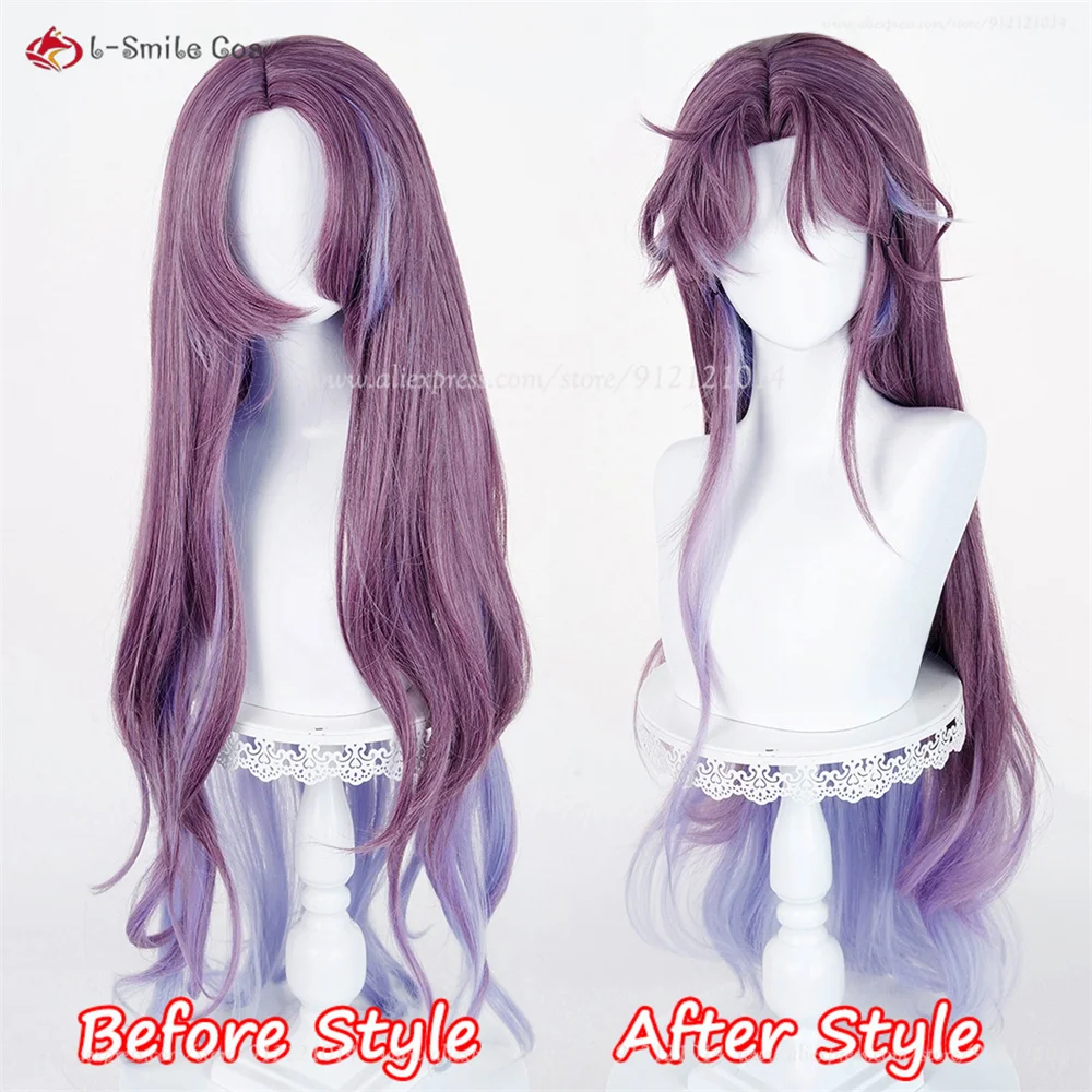 Long Hair Rafayel Xavier Sylus Zayne Caleb Cosplay Perücke für Damen und Herren, hitzebeständig, synthetisch, Halloween 4