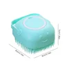 1pcs Bathing Brush Soft Silicone Massager Shower Gel Bathing Brush Clean Tools Comb Hair Dog Cat Pet Cleaning Grooming Supplies 2
