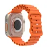 for Apple Watch Ultra 1 2 49mm Ocean Silicone Strap for iwatch Series 9 8 7 6 42mm 44mm 45mm 49mm Breathable Bracelet Wristband 3