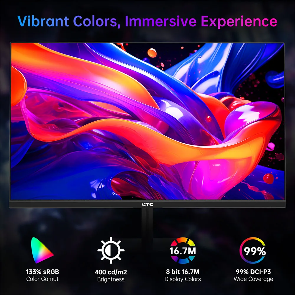KTC-H24F8ゲーミングモニター、23.8インチ、1920x1080、16:9