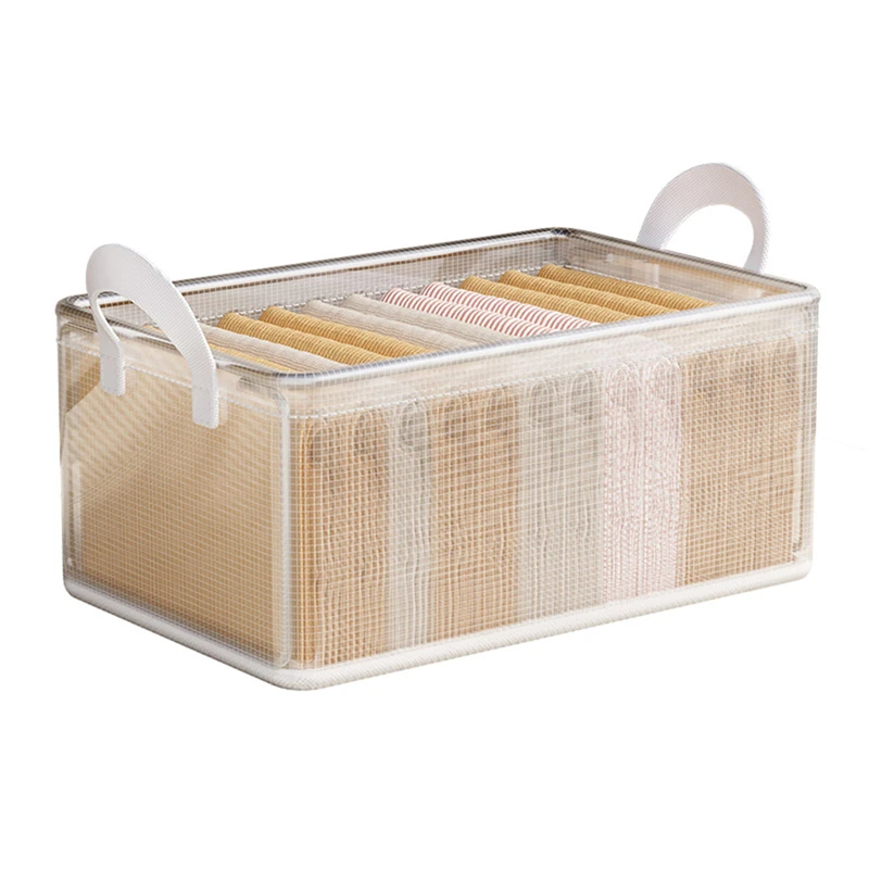 Clothes Organizer Trousers Clothing Jeans Storage Box Wardrobe Closet Organization Underwear Bra Socks Compartment Box Cabinet 6