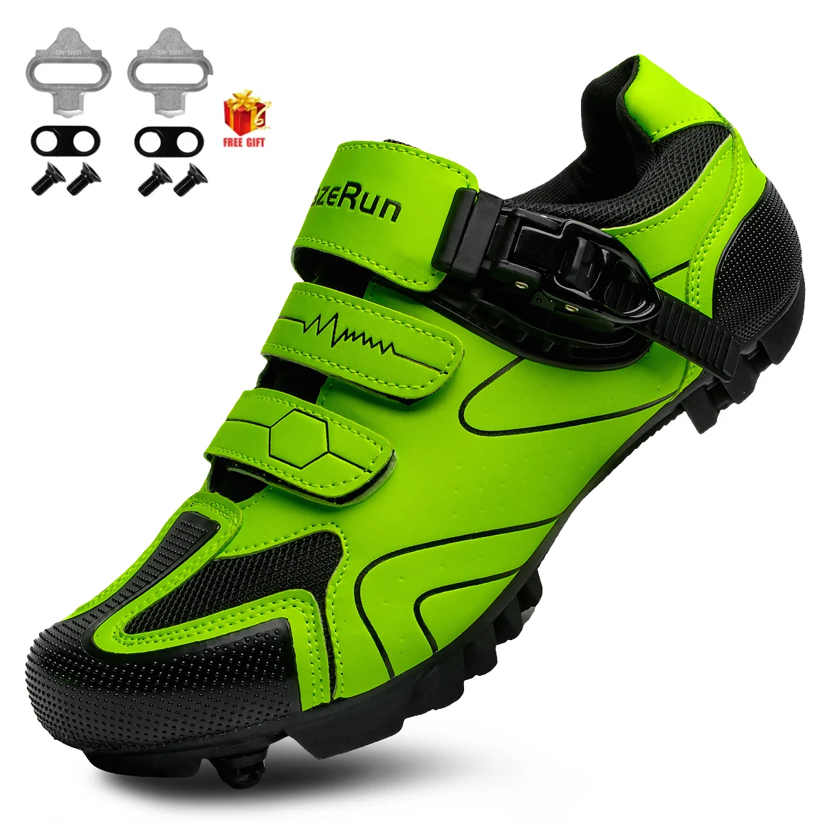 New Men's Cycling Shoes, Convenient Double Rotating Buckle Woman Shoes, Road Cycling Shoes, Outdoor Sports And Leisure Shoes 5