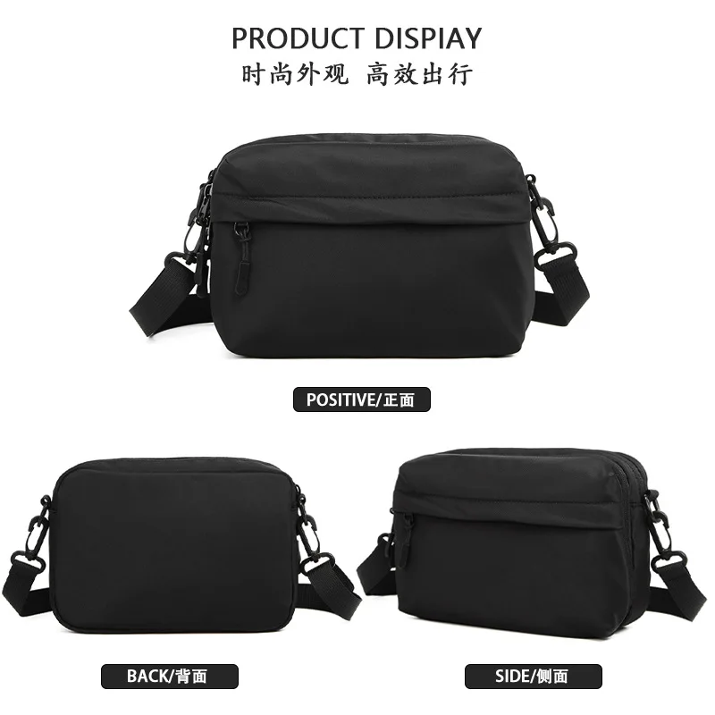 Versatile Men's Lightweight Crossbody Shoulder Bag