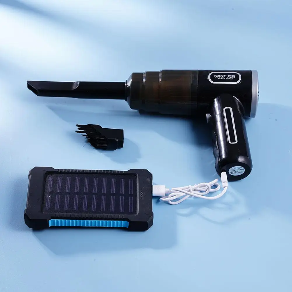 

120W Cordless Car Vacuum Cleaner Mini USB Rechargable Portable Dual-Use Rechargeable Wet & Dry Vacuums Cleaning Appliances