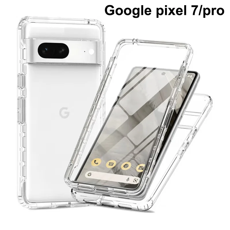 Cover Antiurto Per Google Pixel 7 Custodia Ad Anello In Silicone Google Pixel7 Cover Per Paraurti Google-Pixel-7 Case Google Pixel 7 Pro Accessori Cus