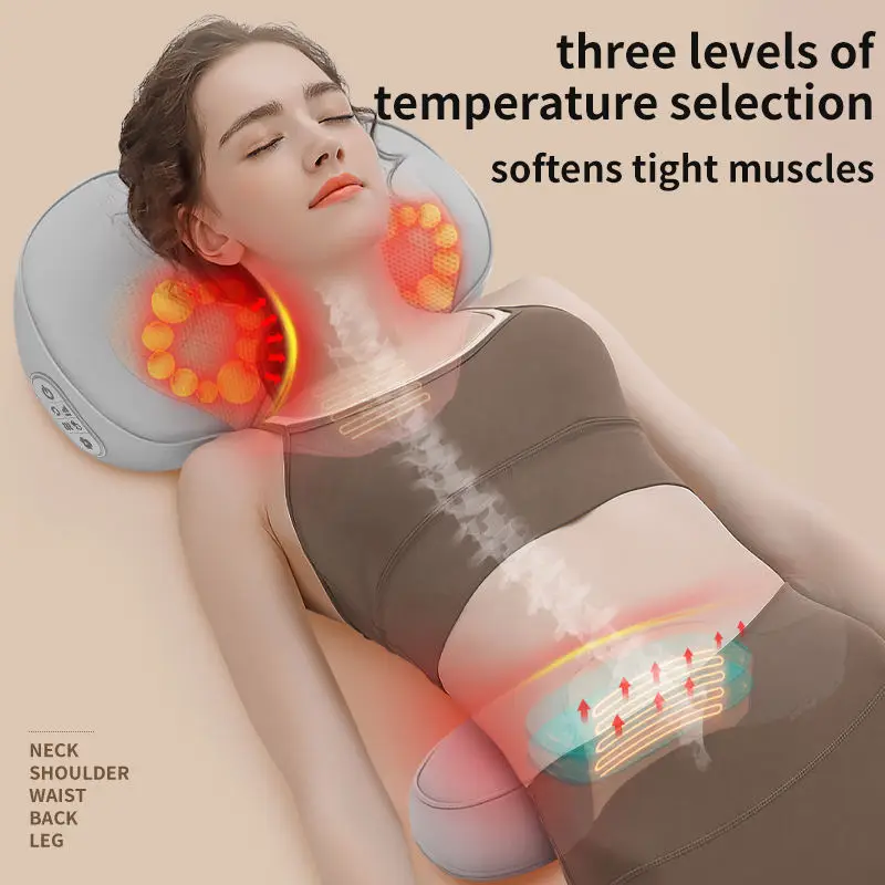 Electric Neck Massager Pillow for Home and Car