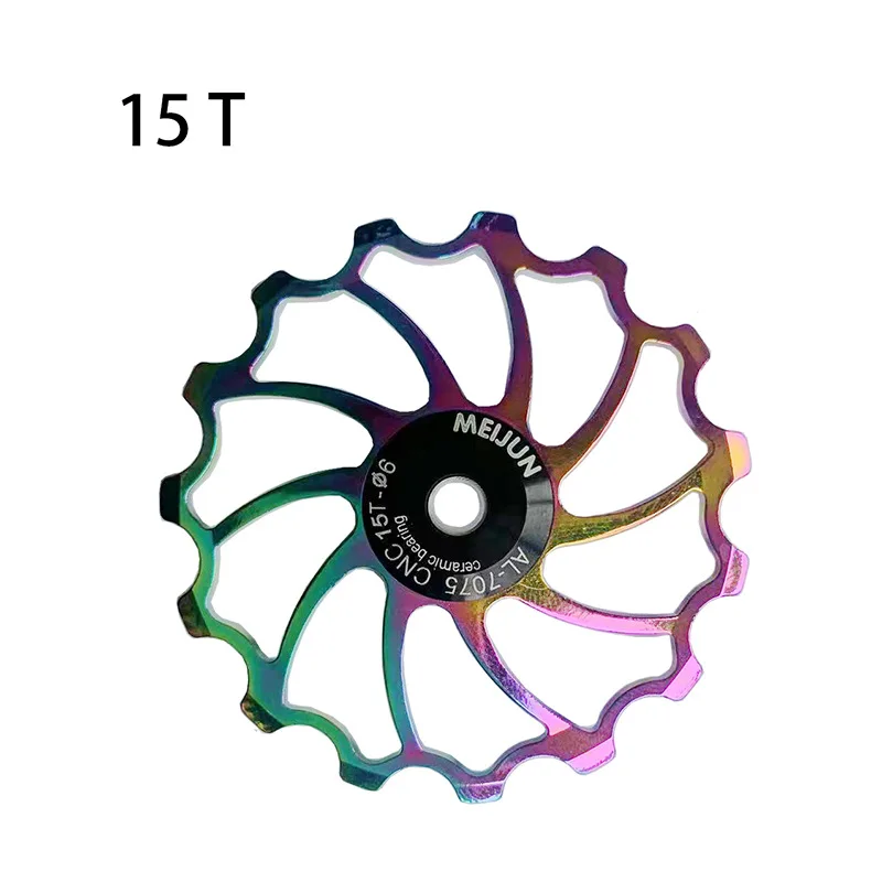 Premium Bicycle Jockey Wheel with Ceramic Bearings - AL7075 CNC Guide Roller Idler