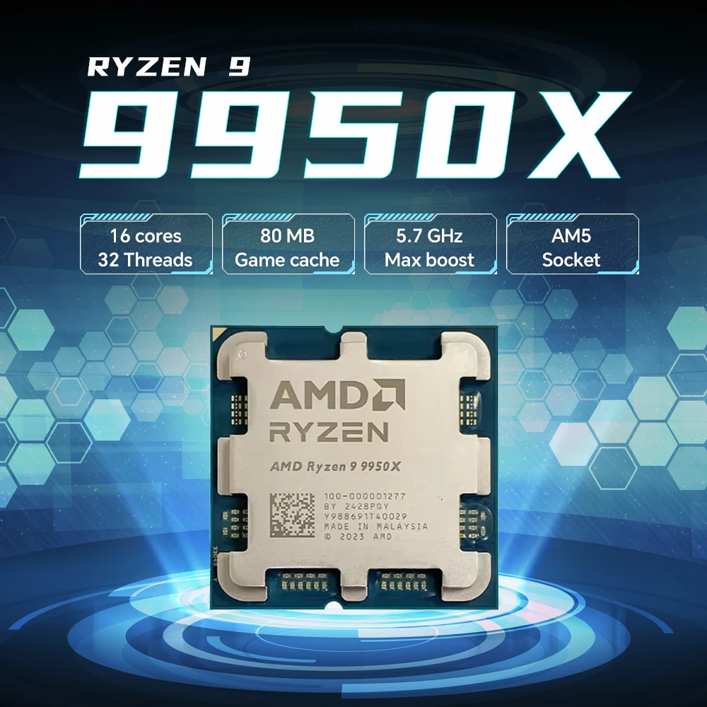 Processador AMD Ryzen 9 9950X: O Poder Absoluto para Criadores