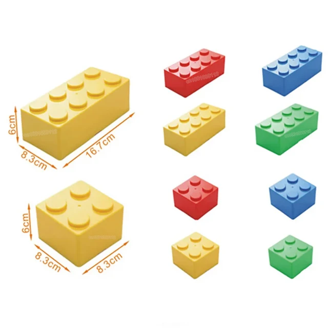 Building Blocks Storage Box Desktop Makeup Cosmetic Box Space Saving Office Storage Box for Jewelry Sundries Pen 6