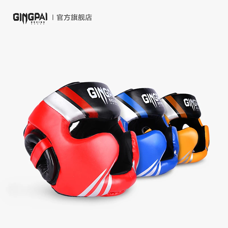 2024 Professional Adult Men Women Kick Boxing Sanda MMA Head Protector Helmet Muay Thai Boxing Taekwondo Karate Headgear Guard