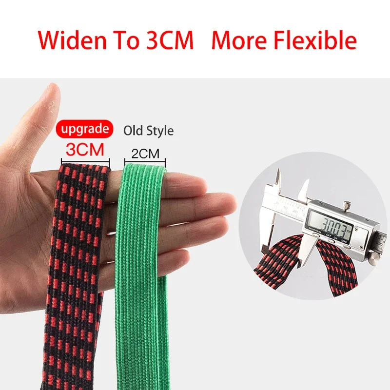 Elastics Rubber Luggage Rope Cord Hooks Bikes Rope Tie Luggage Roof Rack Strap Fixed Band Hook Bicycle Motorcycle Accessories