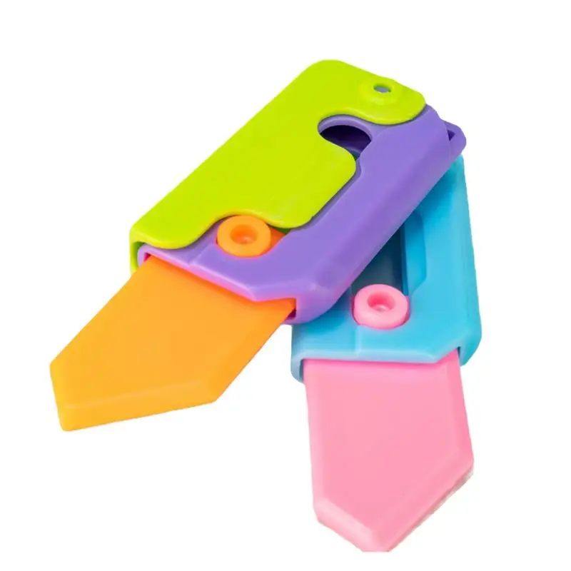 

Gravity Carrot Knives Toy 2-in-1 Retractable Toy Knives Sensory Toys Stress Relief Toy Knives Radish Toy Gifts For Hand Gripper