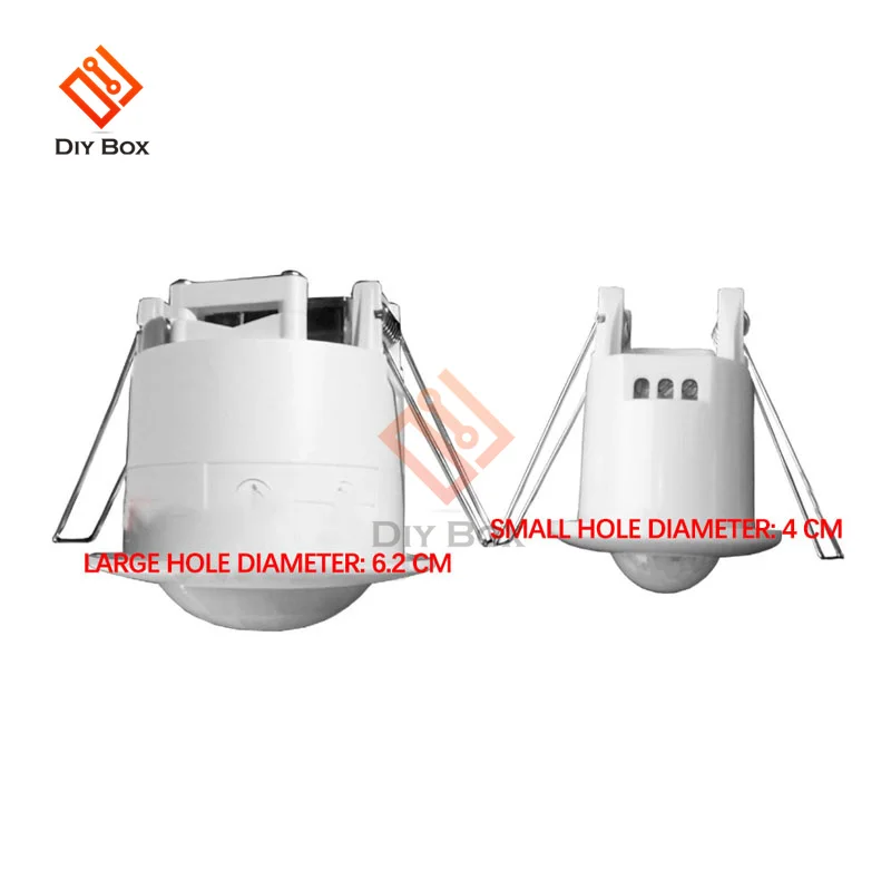 

4CM 6.2CM AC110-240V Ceiling Human Body Infrared Sensor IR Infrared Motion Sensor Detection Automatic Sensor Light Switch