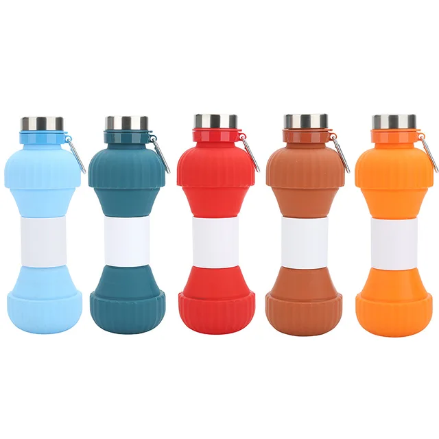 Sports Kettle Summer Kettle Large Capacity Silica Gel Outdoor Cup Foldable Outdoor Water Cup Portable Cup Cycling Hiking Travell 4