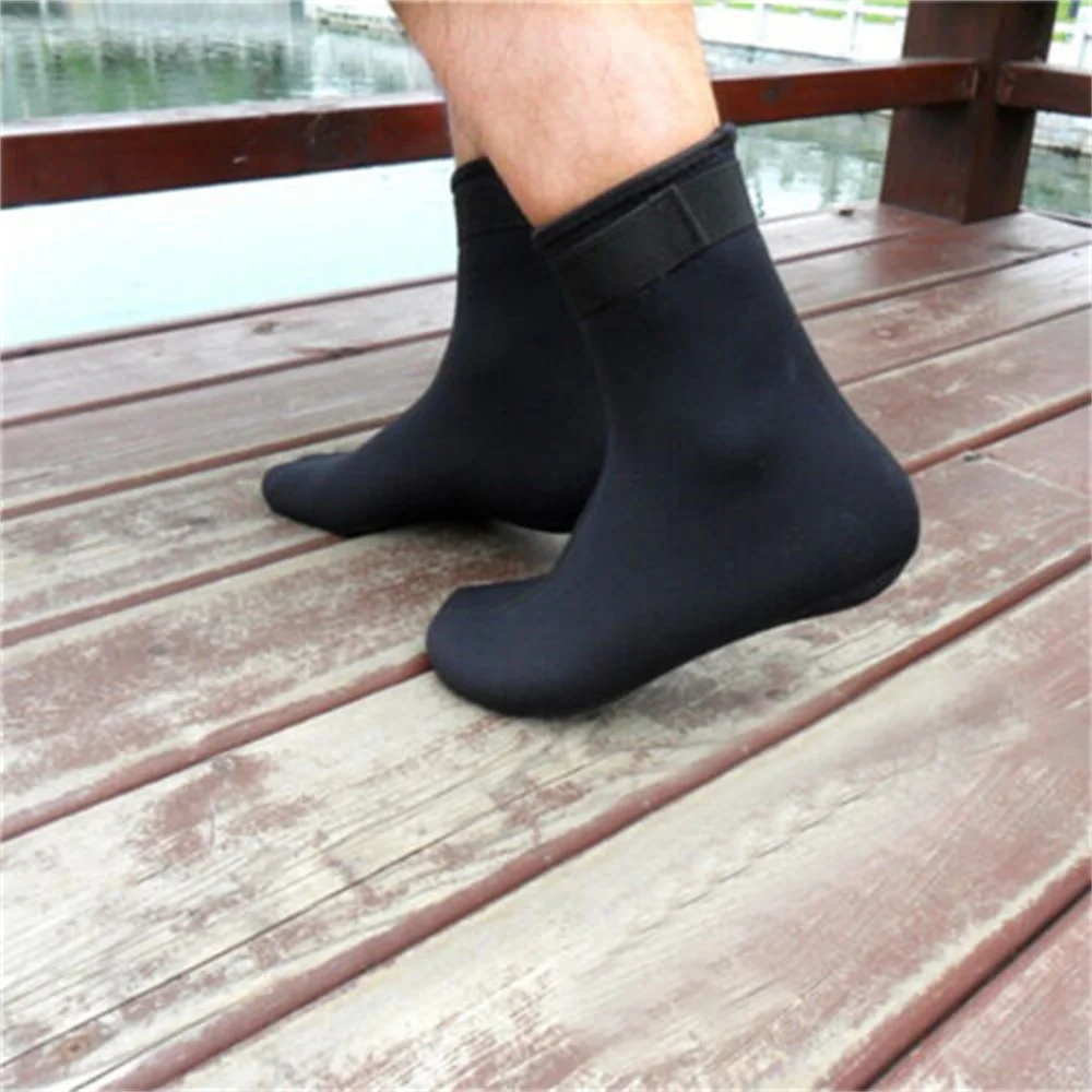 1 Pair 3mm Neoprene Diving Socks Non-slip for Adult Men Womens Swimming diving socks