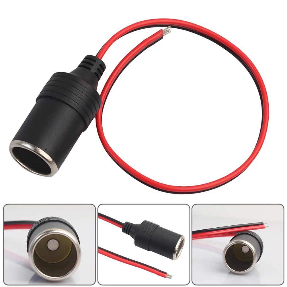 120W 12V Female Car Cigarette Lighter Electronics Accessories 10A Max. Female Socket Plug Connector Replacement Extension Parts
