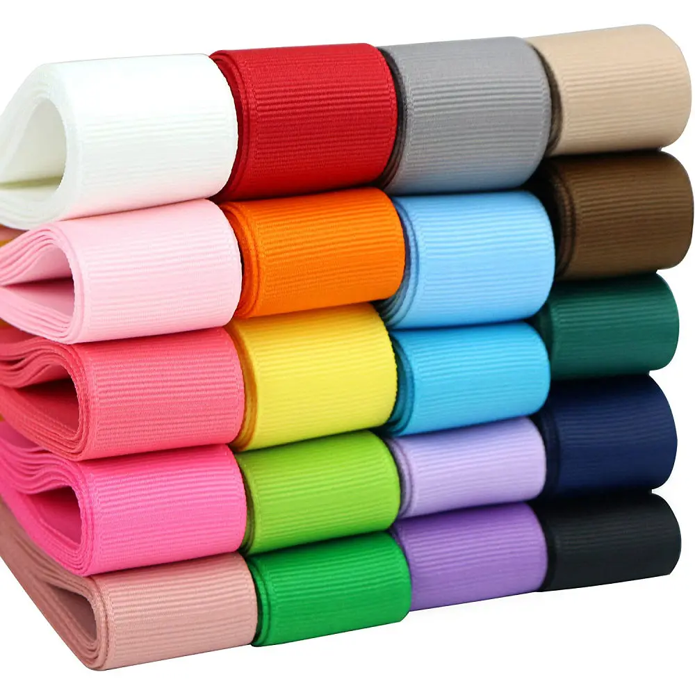Grosgrain Ribbon 10 Meters Grosgrain Ribbon Solid Fabric Gift Wrapping Wedding Bows Decoration Hair Sewing Supplies DIY Crafts Accessories
