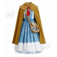 Costume de cosplay Holly Wheeler, robe bleue fantaisie, écharpe, tenue rétro des années 1980, vêtements de jeu de rôle, déguisement TV ST, vêtements de fête de carnaval 1