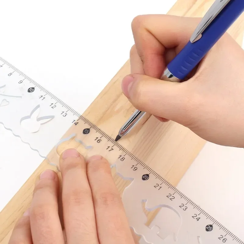 Multifunction Solid Carpenter Pencil Refill Leads Deep Hole Mechanical Pens Carpentry Construction Markers for Woodworking