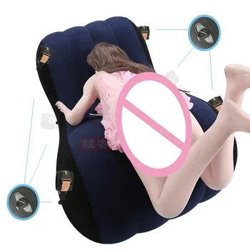 Sex Appeal Sofa Inflatable Help Love Sex Chair Husband and Wife Couple Multifunctional Sex Affair Posture Help Prop SM Flirt Toy 6