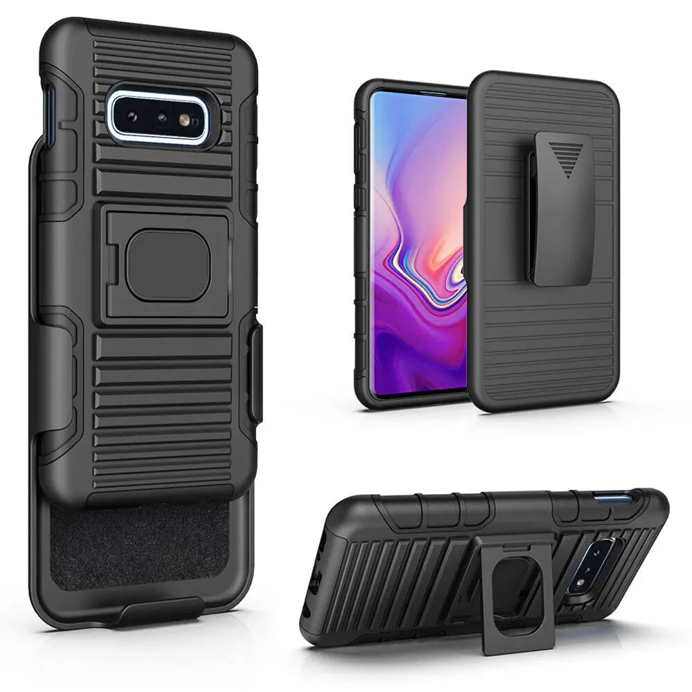 

3 in 1Heavy Tough Rugged Armor Shockproof Case For Samsung Galaxy Note 10 Plus Shockproof Armor+Screen Protector