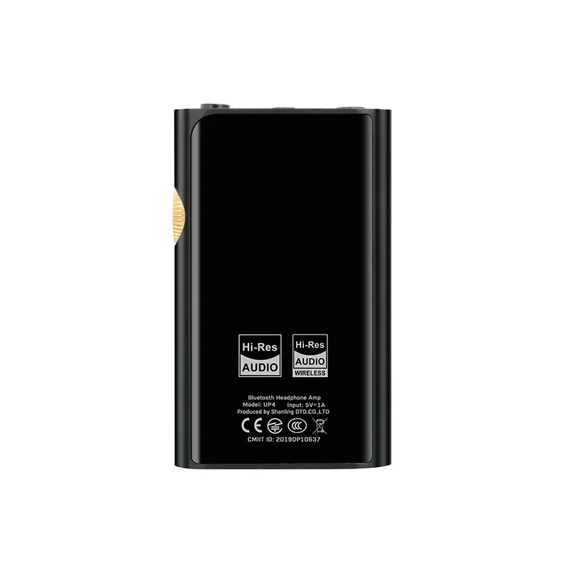 SHANLING UP4 Headphone Amplifier Bluetooth 5.0 USB DAC AMP Dual ES9219C Chips 2.5mm/3.5mm Output LDAC/aptX/AAC/SBC Hi-Res Audio headphone amplifier