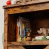IRONCK Toy Storage Organizer for Boys and Girls, with Drawers, Wheels and Open Shelf for Nursery, Playroom, and Bedroom,Brown 6