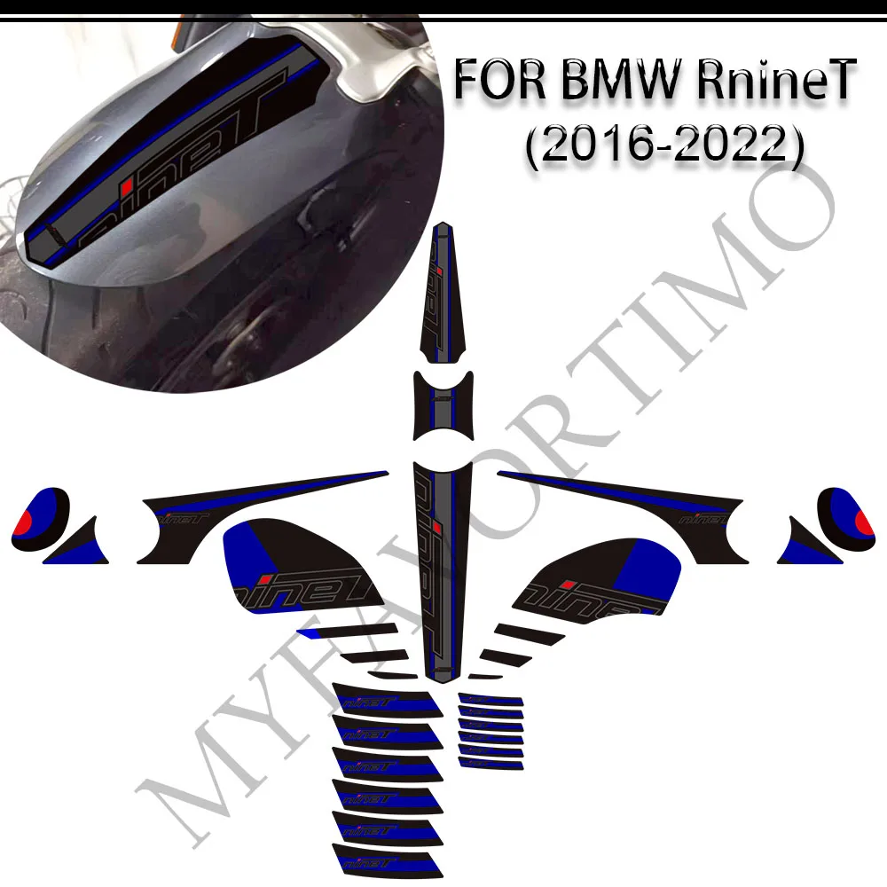For BMW R NineT Nine T RnineT Motorcycle Protector Gas Fuel Oil Kit Knee Tank Pad Side Grips 2016 2017 2018 2019 2020 2021 2022