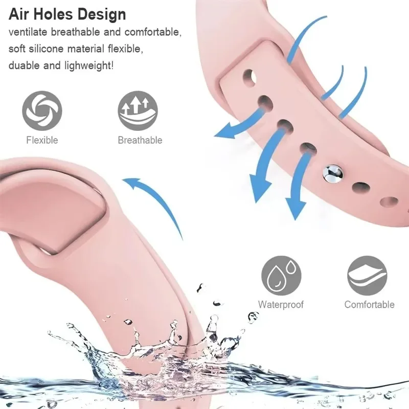 Versatile Sport Silicone Strap - Multiple Sizes