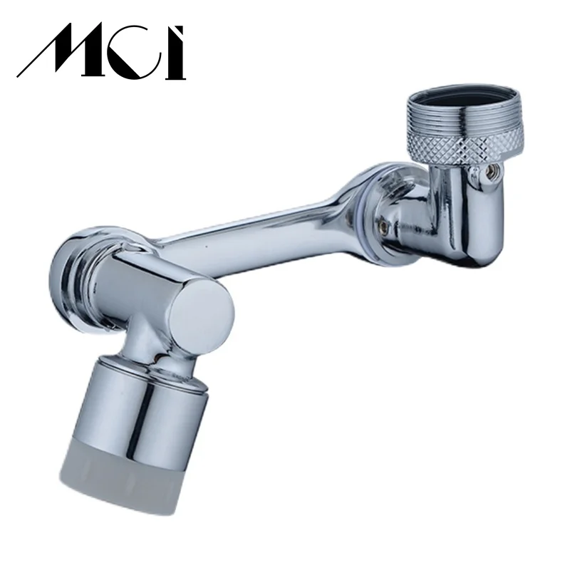 MCI Robotic arm Faucet Adapter Sprayer 1080° fold Flexible Tap Head Shower Diffuser Universal Bathroom Faucet Kitchen Accessorie 1080° rotatable faucet spray head sink faucet aerator universal splash filter nozzle flexible tap sprayer for kitchen bathroom