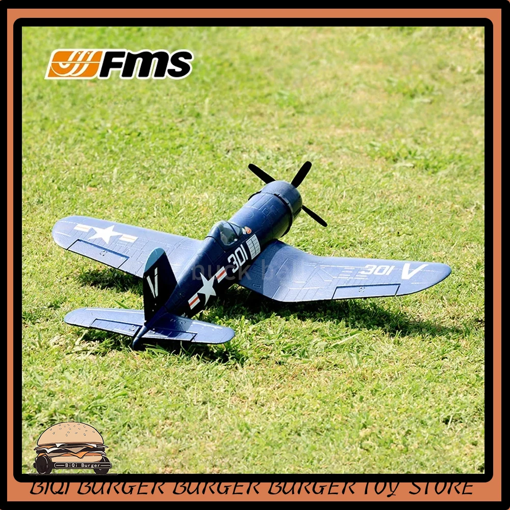 Fms 800Mm F4U Pirate Electric Remote Control Model Rc Aircraft World War Ii Aircraft Like Real Aircraft Model Fixed Wings Gifts
