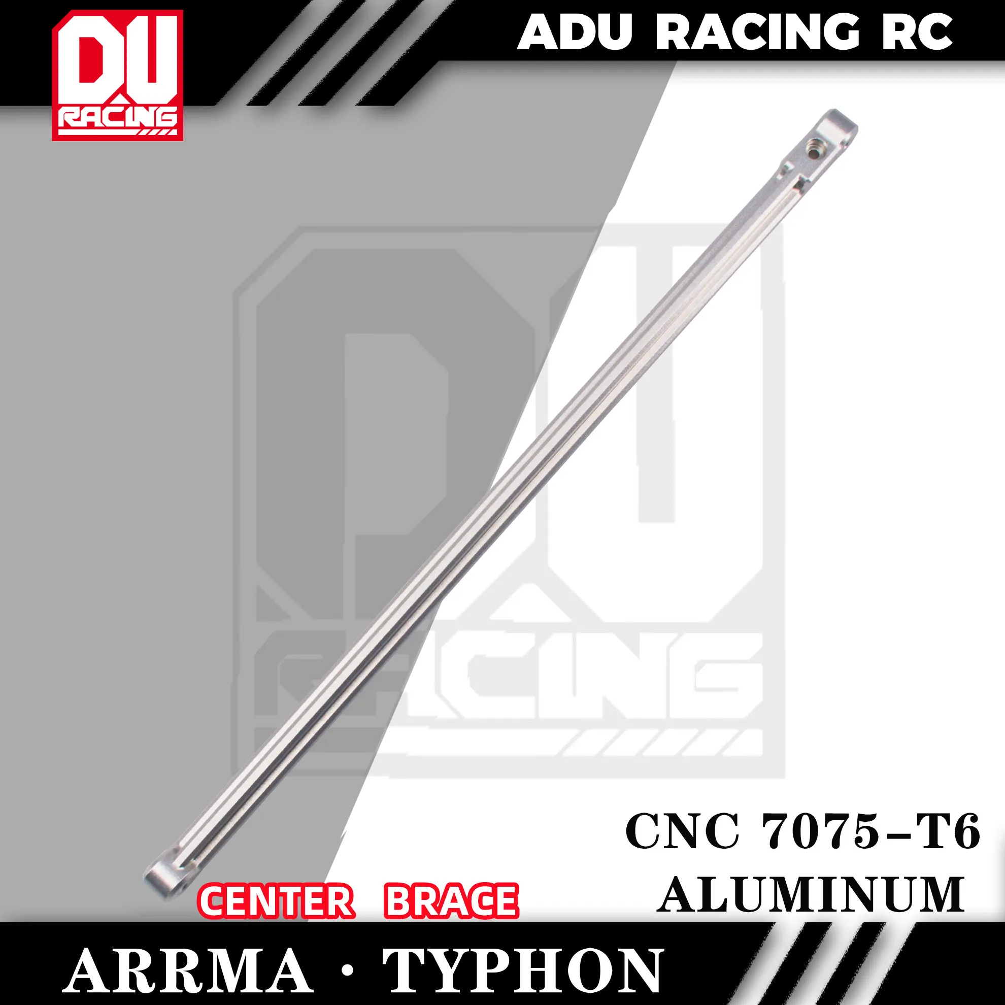 ADU Racing CENTER BRACE CNC 7075-T6 ALUMINUM FOR ARRMA 6S TYPHON OUTCAST NOTORIOUS
