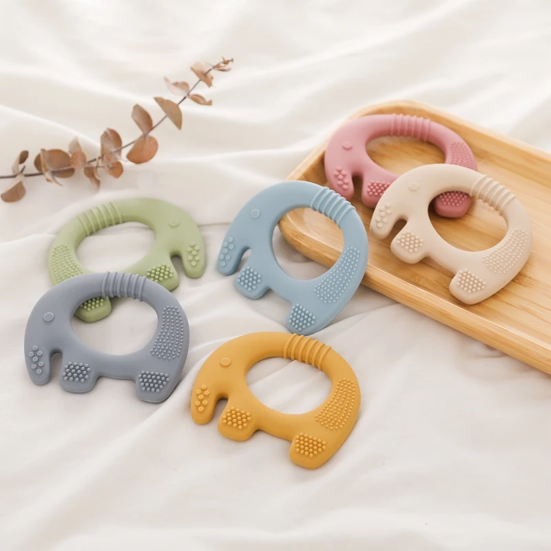 Baby BPA Free Silicone Teething Toys Food Grade Cute Animal Nursing Teether For Children Silicone Teething Toys Teething Toys