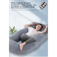 Women's exclusive item. Pregnancy pillow. Sleep support pillow. Nursing pillow. Nursing pad. Washable U-shaped pillow cushion. 5