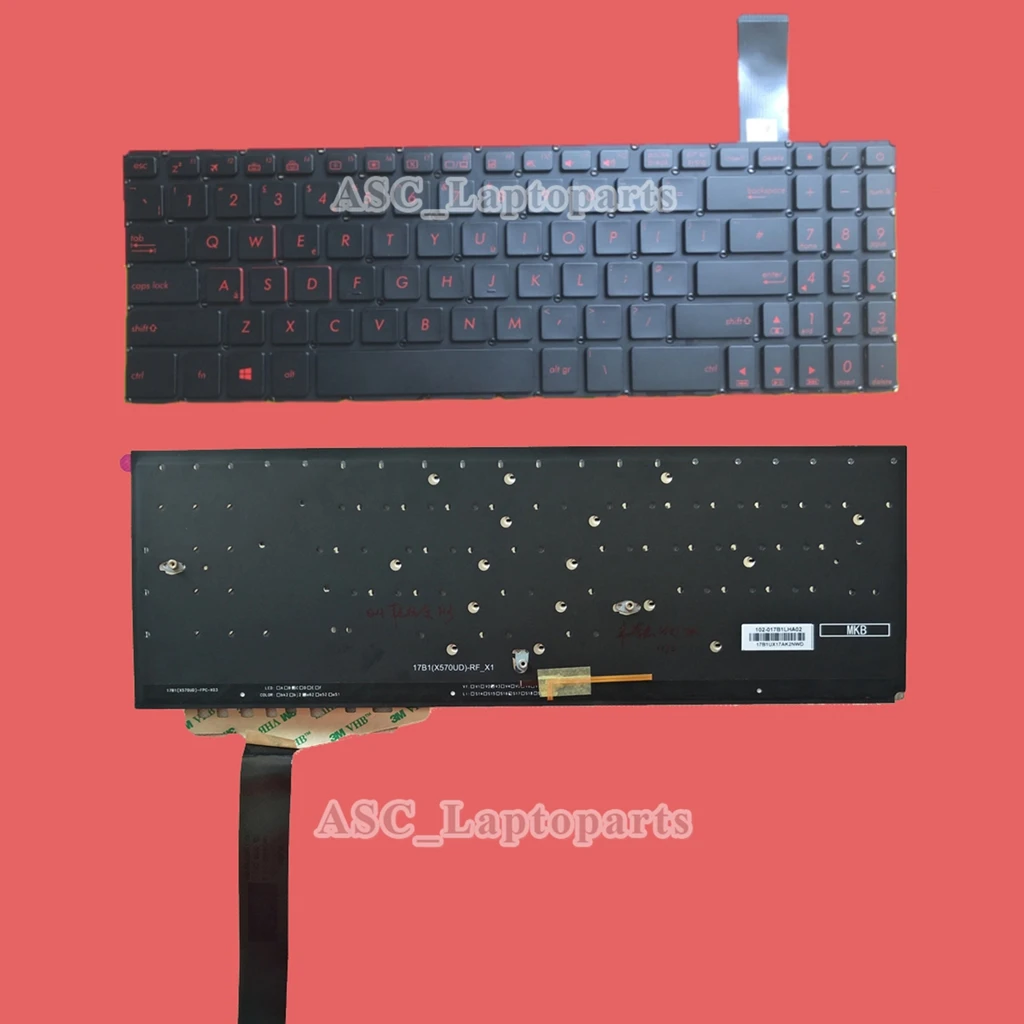 ο ̱ QWERTY Ű ASUS K570U K570UD K570Z K570ZD X570U X570UD X570Z X570ZD Ű , Ʈ,  