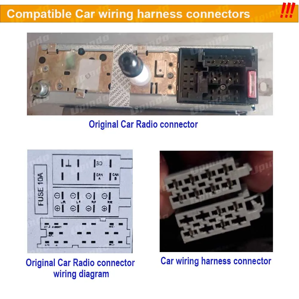 Rádio do carro Conector Soquete Cabo, Cablagem