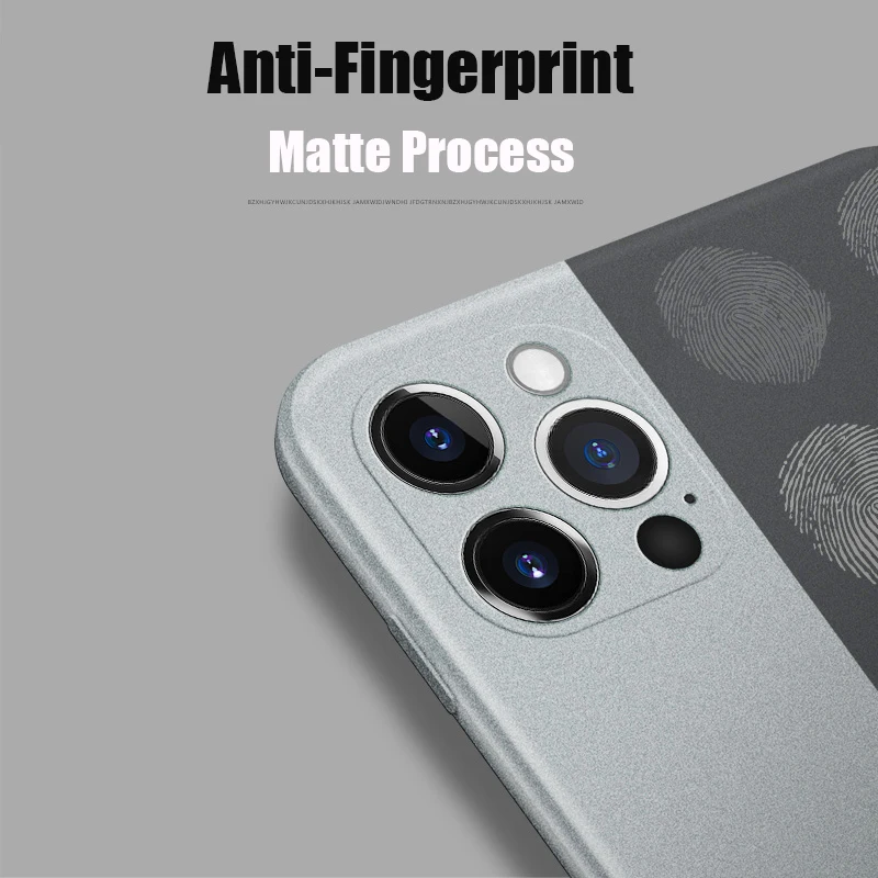 Ultra-Thin Sandstone Matte Case For iPhone 15 14 13 Pro 12 11 Pro Max Mini 16 Plus Slim Soft TPU Shockproof Scrub Back Cover 3