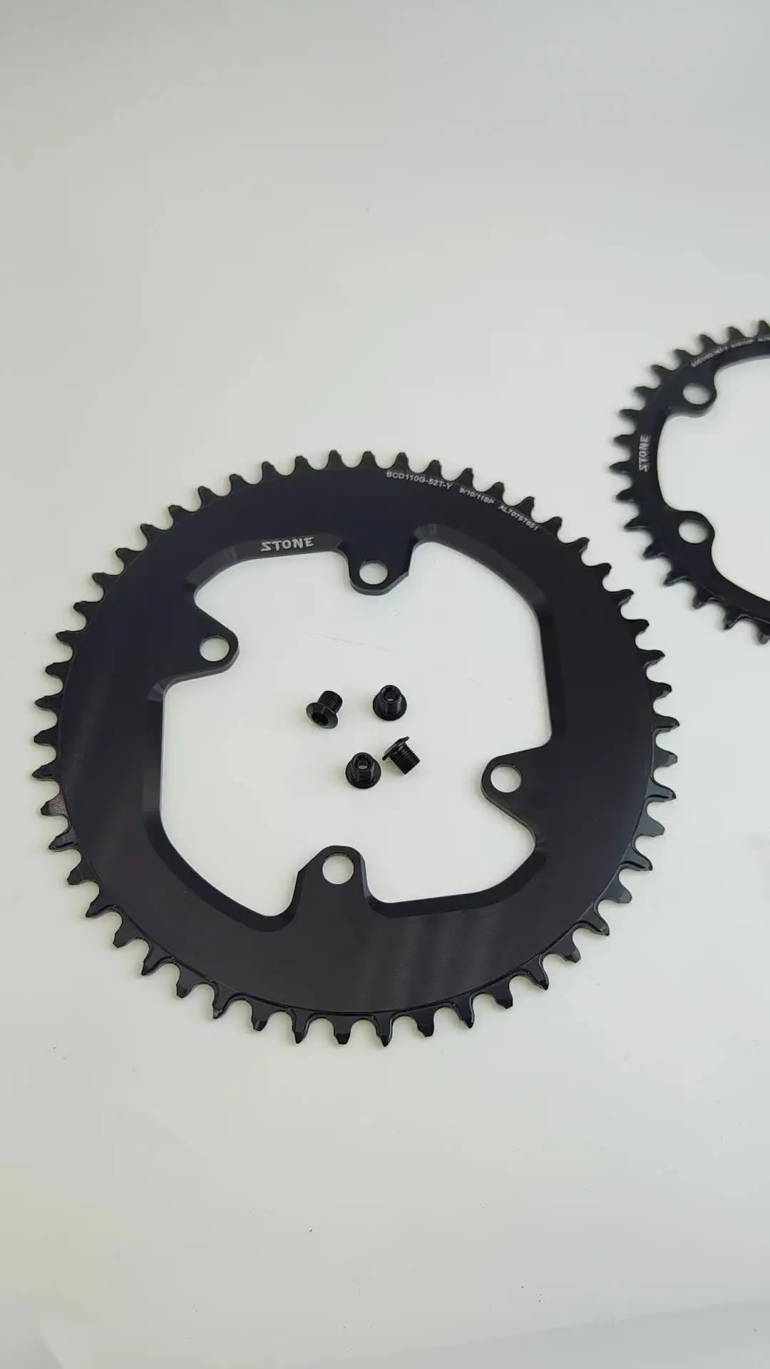 Shimanoグラベル用ラウンドストーンチェーンリング,フットロードバイク